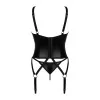Armares guêpière et string - Noir Obsessive