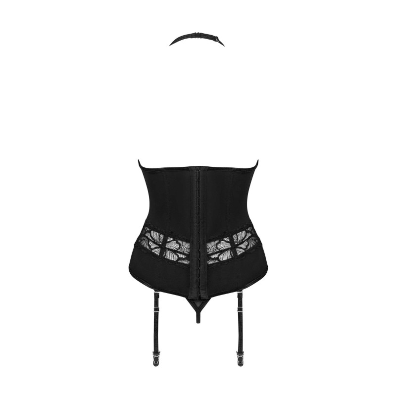 Serafia Guêpière & String Noir | Lingerie Féminisation