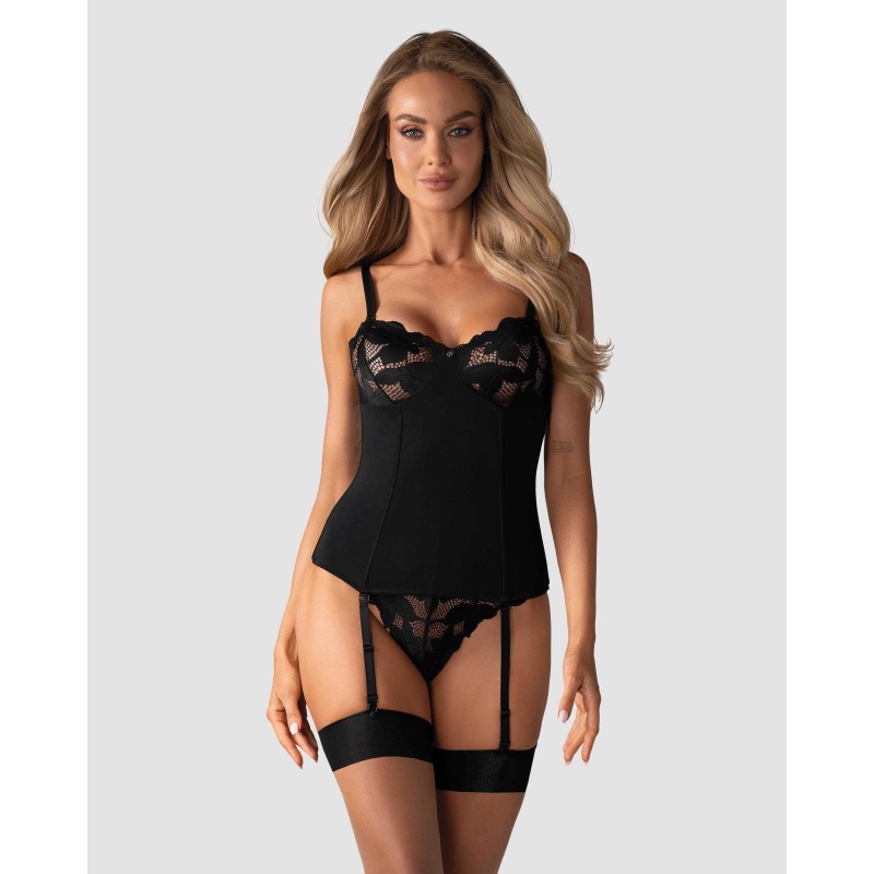 Editya Corset Noir | Sculptez votre silhouette féminine