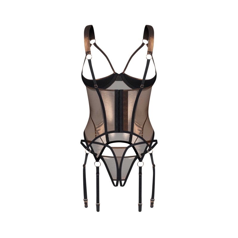 Soranna Corset & String Ouverts | Lingerie Féminisation