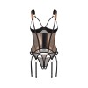 Soranna Corset & String Ouverts | Lingerie Féminisation