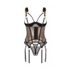 Soranna corset et string ouverts Obsessive