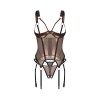 Soranna Corset & String Ouverts | Lingerie Féminisation