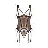 Soranna corset et string ouverts Obsessive