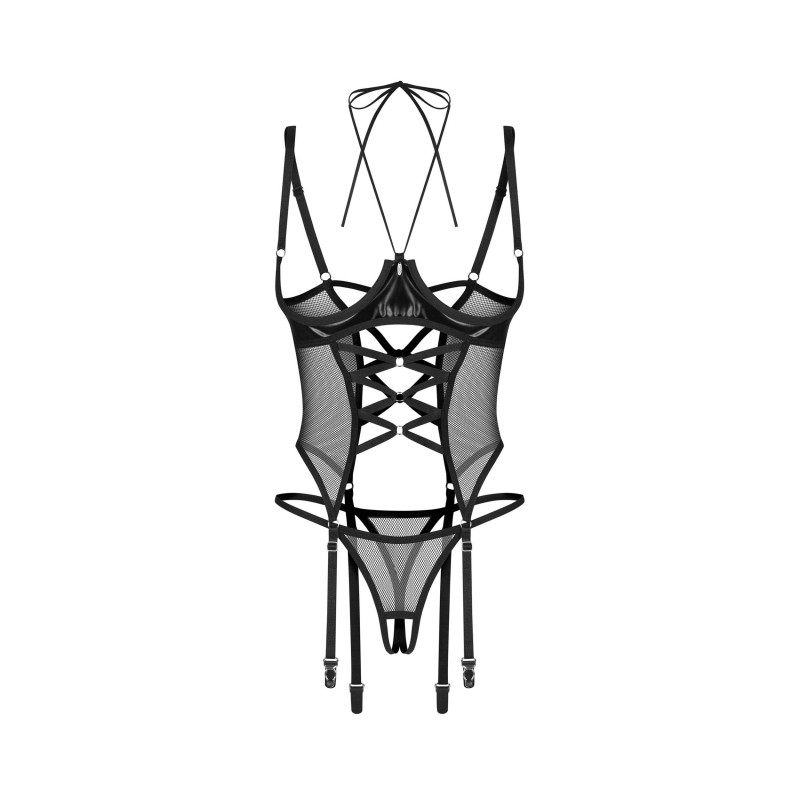 Dominna Corset & String Ouverts | Féminisation Sensuelle