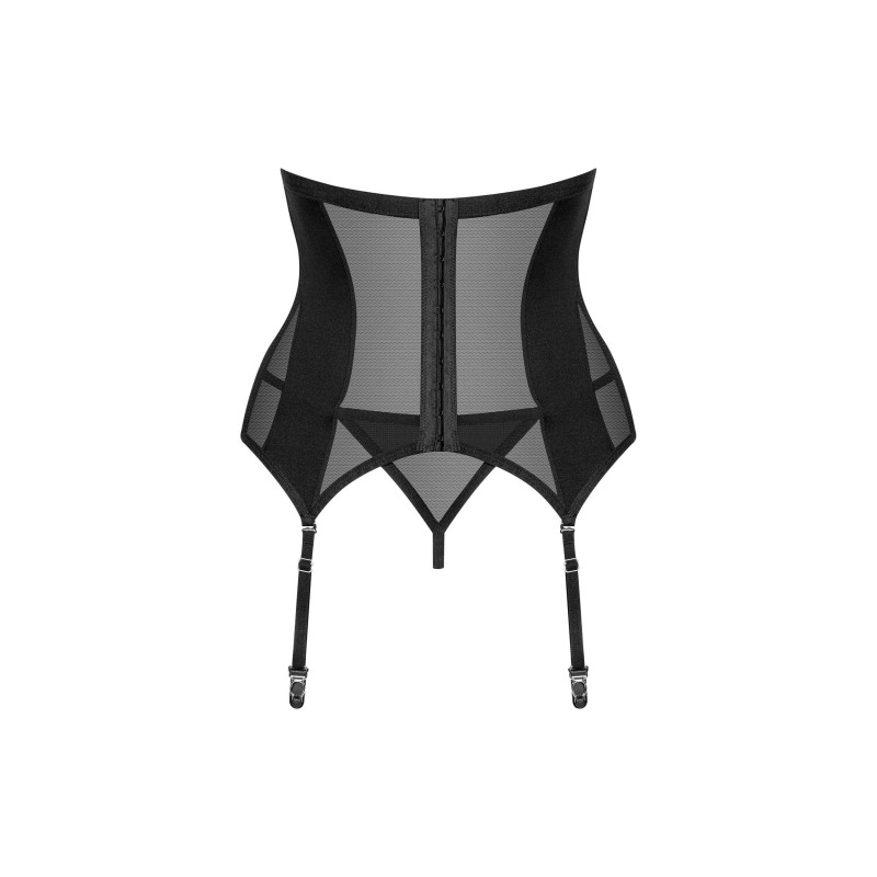 Corset Chic Amoria Noir + String | Féminisation Élégante