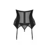 Chic Amoria corset et string - Noir Obsessive