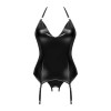Viranes Corset & String Noir | Lingerie Féminine Gainante