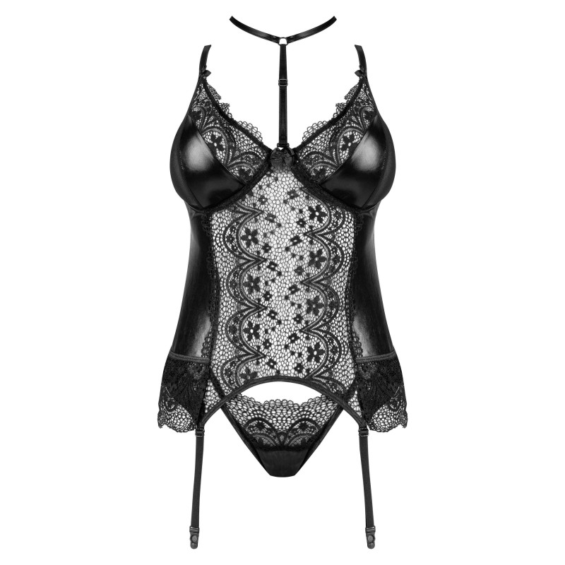 Noir Fantasy Corset – Guêpière Féminine & Sculptante | Fauxseins.fr