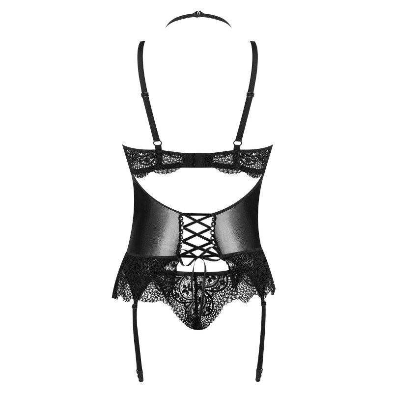Noir Fantasy Corset – Guêpière Féminine & Sculptante | Fauxseins.fr
