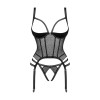 Lanelia Corset Noir – Corset Féminisant Élégant
