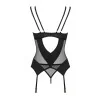Nesari corset et string - Noir Obsessive