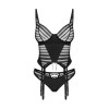 Lune Bellis Corset & String Noirs | Féminisation Élégante