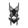 Lune Bellis corset et string - Noirs Obsessive