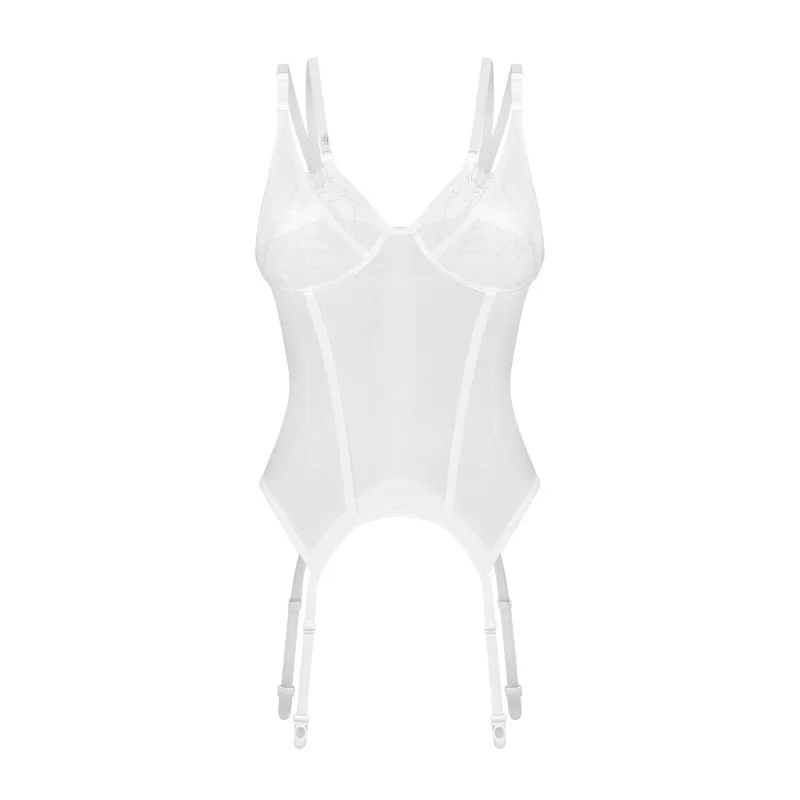 Arrowel corset - Blanc Obsessive