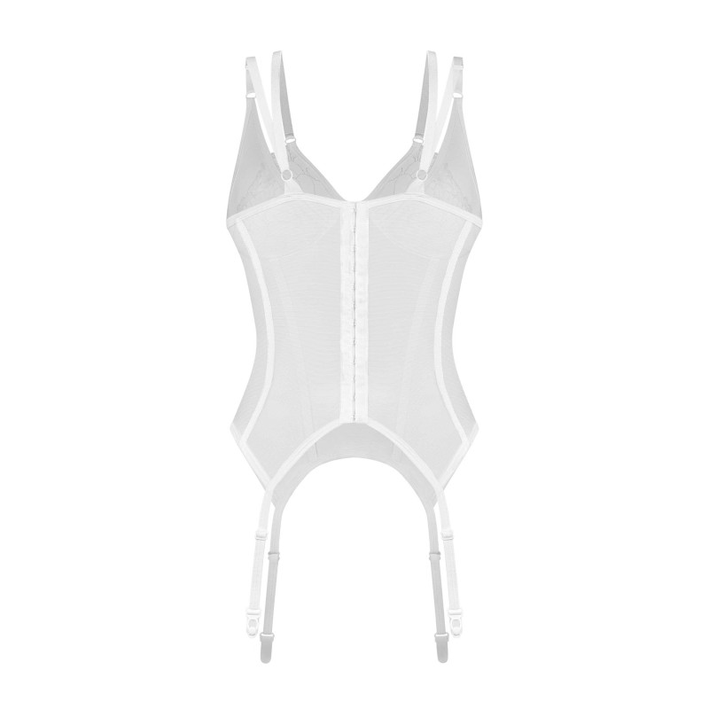 Corset Arrowel Blanc – Sculptez votre silhouette | Fauxseins.fr