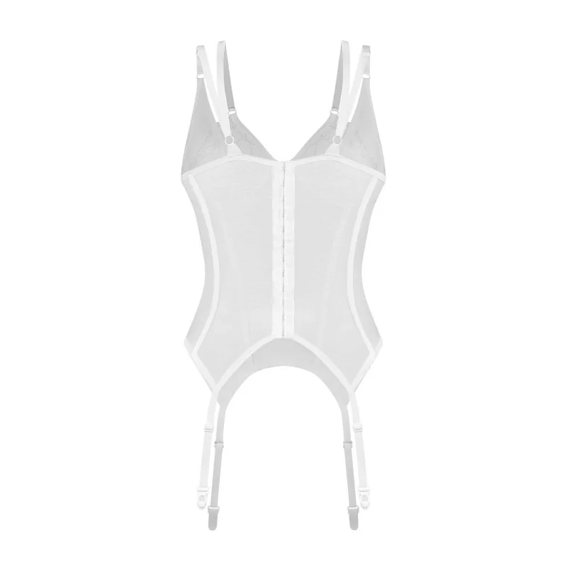 Arrowel corset - Blanc Obsessive