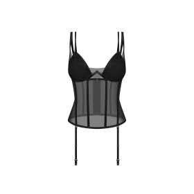 Sibilie Corset Noir - Serre-Taille Féminisant | Fauxseins.fr