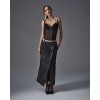 Sibilie Corset Noir - Serre-Taille Féminisant | Fauxseins.fr