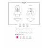 Guêpière Noire 859-COR-1 | Féminisation & Silhouette | Fauxseins.fr
