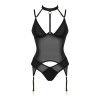 Brasica Corset Noir | Guêpière Gainante Féminisation