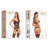 Goldie Corset Noir - Guêpière Gainante | Fauxseins.fr