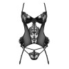 Rafaella Corset Noir – Silhouette Féminine & Élégante