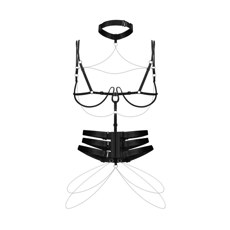 Harnais Noir PREMIUM Premisis | Féminisation & Élégance