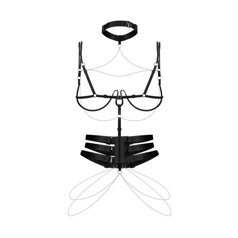 Premisis harnais noir PREMIUM Obsessive