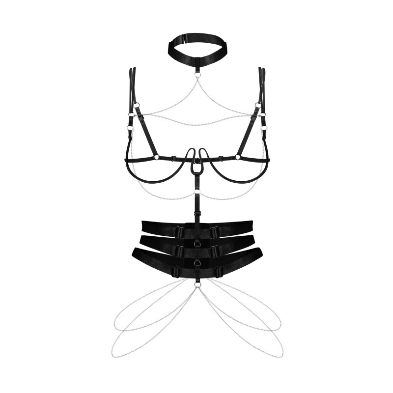 Harnais Noir PREMIUM Premisis | Féminisation & Élégance