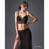 Aurorium Top Noir | Guêpière Gainante Féminisation