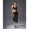 Aurorium Top Noir | Guêpière Gainante Féminisation