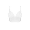 Aurorium Top Blanc – Corset Féminisant Élégant | Fauxseins.fr