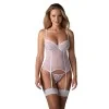 Alissium corset et string - Blancs Obsessive