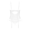 Alissium corset et string - Blancs Obsessive