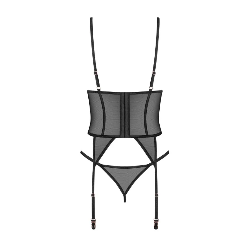 Euridia corset et string - Noirs Obsessive