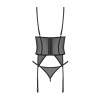 Euridia Corset & String Noirs – Féminisation Élégante