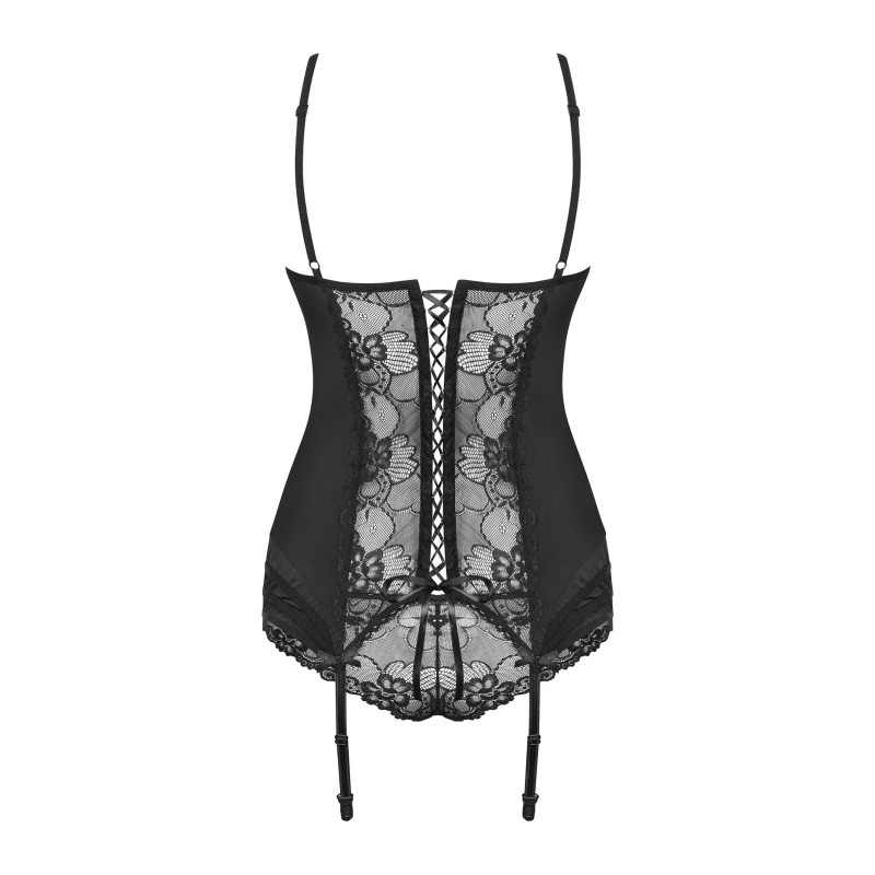 Heartina Guêpière Noir – Silhouette Féminine & Élégante