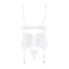 Corset et string blanc Amor Blanco Obsessive