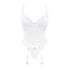 Corset et string blanc Amor Blanco Obsessive