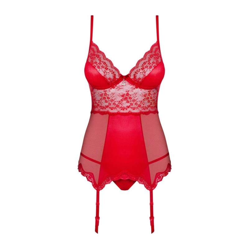 Lovica Guêpière Rouge – Féminité & Confiance | Fauxseins.fr