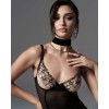 Vila blanes corset et string - Noirs Obsessive par votre fournisseur Tendance Sensuelle