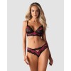 Tulia Ensemble 2 pcs - Noir et Fuchsia Obsessive