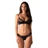 Stelisa Ensemble Lingerie 2 Pièces Noir | Fauxseins.fr