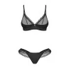 Stelisa Ensemble Lingerie 2 Pièces Noir | Fauxseins.fr