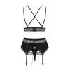 Lolitte Ensemble Lingerie 3 Pièces Noir | Fauxseins.fr