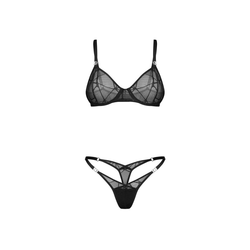 Olianna ensemble 2 pièces - Noir Obsessive