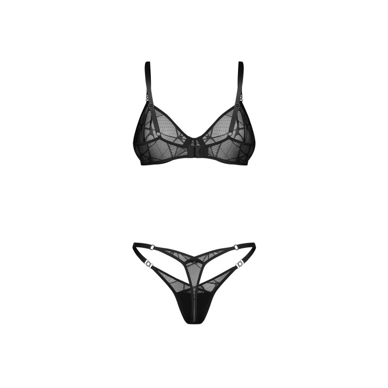 Olianna ensemble 2 pièces - Noir Obsessive