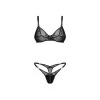 Olianna Ensemble Lingerie 2 Pièces Noir | Fauxseins.fr