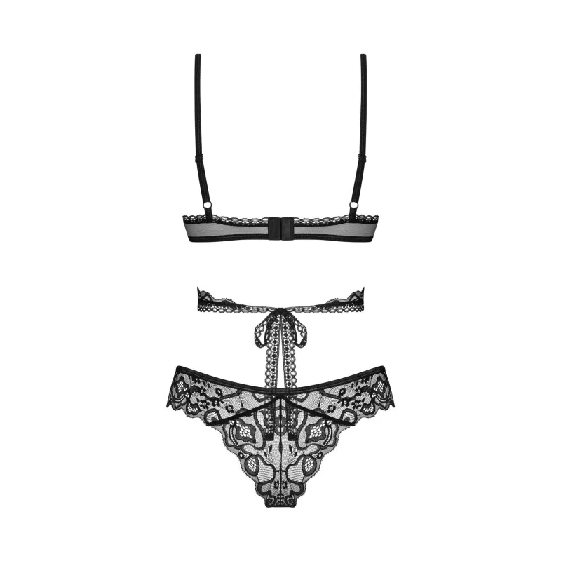 Blomentis Ensemble Lingerie 2 Pièces Noir | Fauxseins.fr
